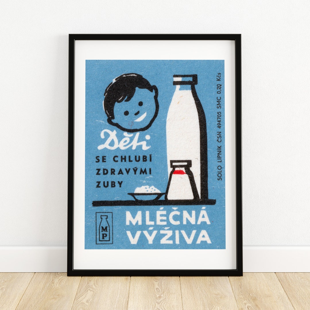 dairy-nutrition-matchbox-print-aesthetic-wall-art-vintage-art-matchbox-wall-poster-vintage