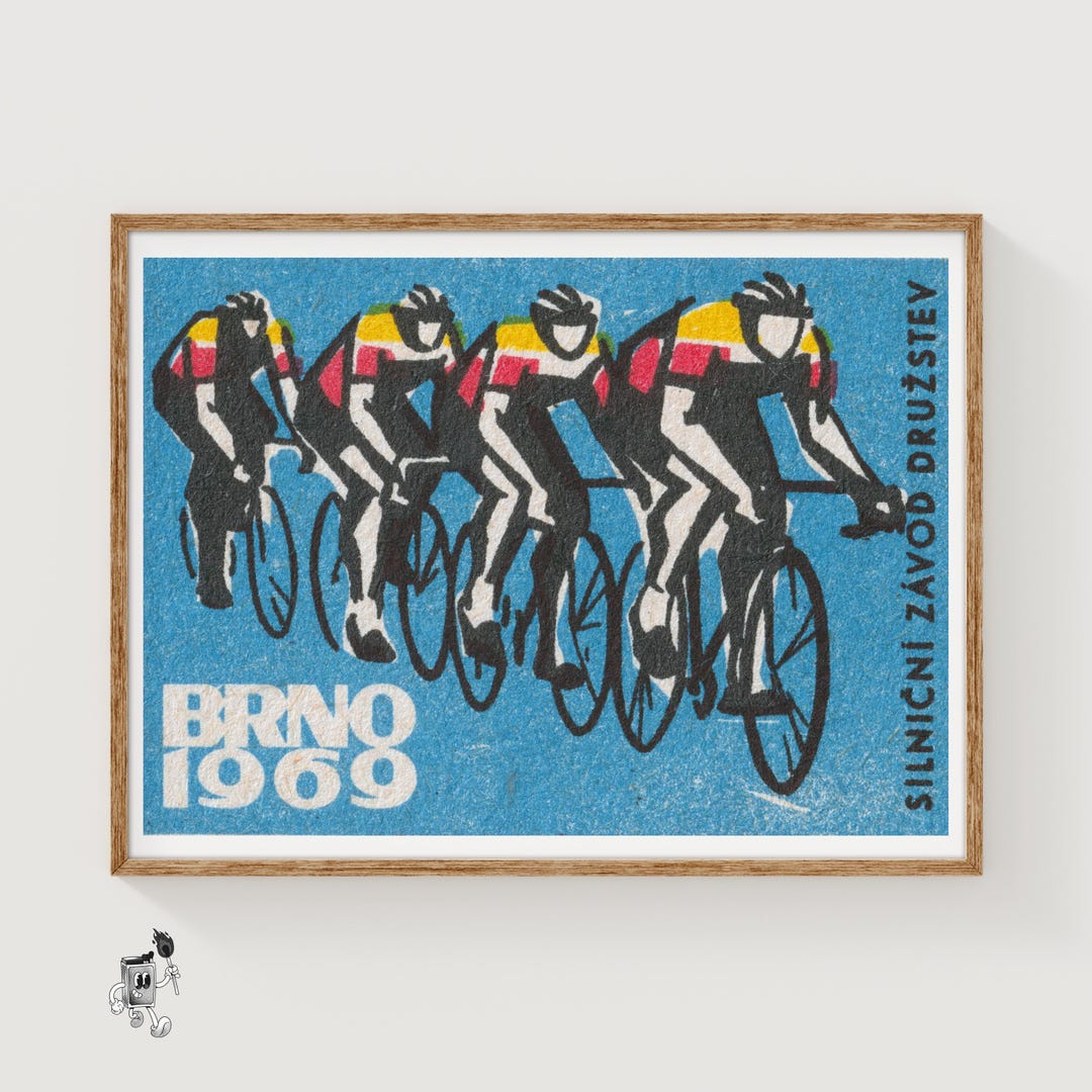 Championnat du monde de cyclisme sur piste Brno 1969 impression