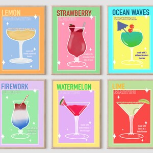 Bar Cart DIGITAL drink prints