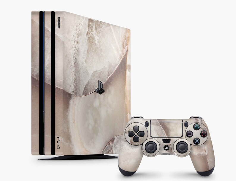 Rose Gold Marble Skin For The PS4 Console