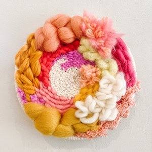 Modern Circular Weaving - Wall Hanging Decor - Macrame Decor - Handmade Boho Decor