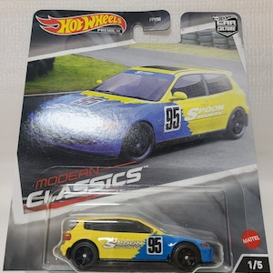 Custom Made Hot Wheels Honda Civic Hatchback EG6 Key Chain Ornament
