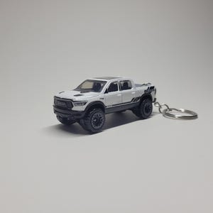 Hot Wheels Dodge Ram Custom Made  Novelty Truck Keychain Ornament