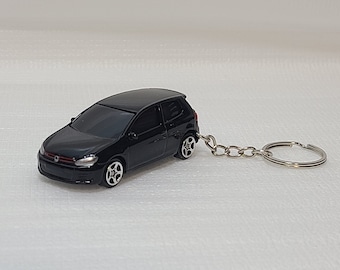 Custom Made VW Volkswagen Golf GTI MK6 and Jetta Keychain Ornament
