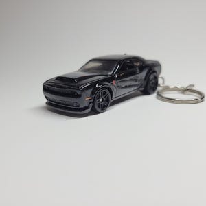 Hot Wheels Dodge Challenger SRT Demon Keychain