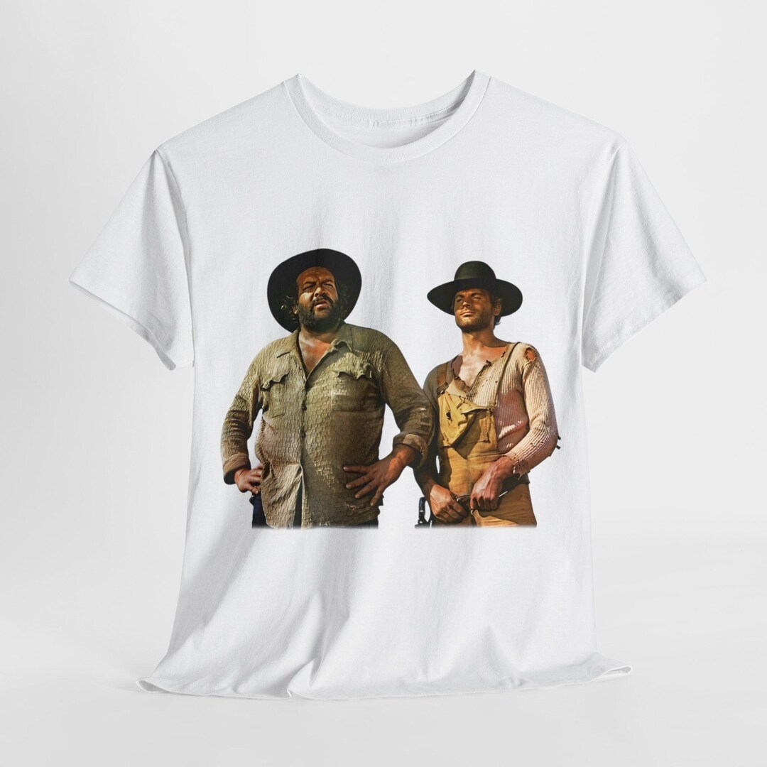 T Shirt Bud Spencer Terence Hill Bud Spencer & Terence Hill Tribute Tee,dynamic Duo Retro Style,vintage