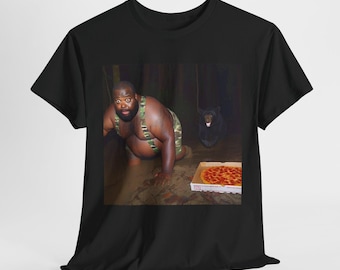 Man Slice Kicking Bear At Swamp Shirt, Meme Shirt, Funny Shirt, Crocodile shirt, croc, unique shirt, gag gift, shirt for birthday gift