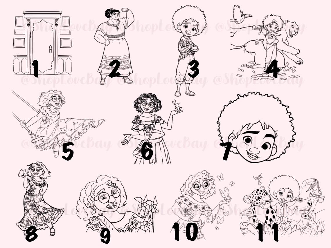 DIY Party Canvas Ready to Paint Encanto Canvas Etsy