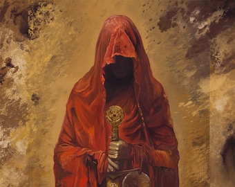 Lady BabalON, Diosa Thelémica, Impresión de Bellas Artes de 13 x 19 pulgadas