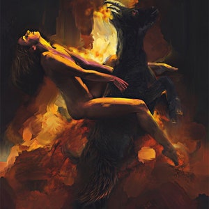 The Witch, Witches Sabbath 13x19 inch Wall Art Print