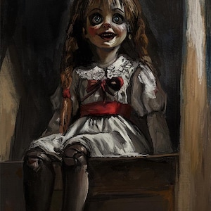 Sadie, Dark Whispers. 13x19 inch possessed Evil Doll Poster Wall Art decor,