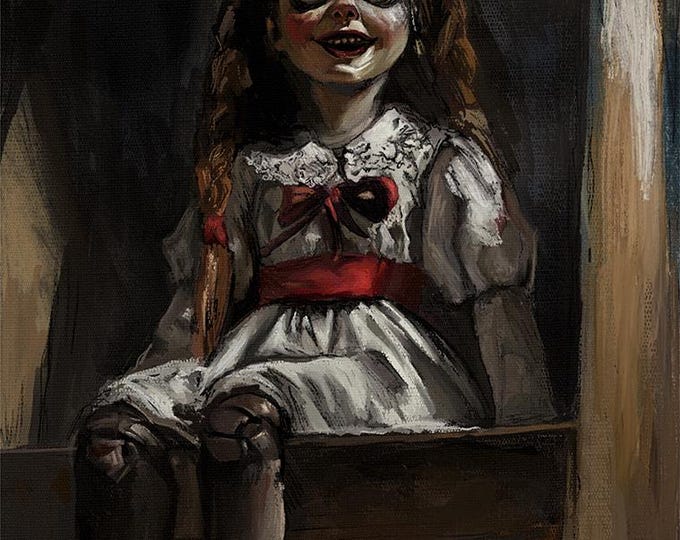 Sadie, Dark Whispers. 13x19 inch possessed Evil Doll Poster Wall Art decor,