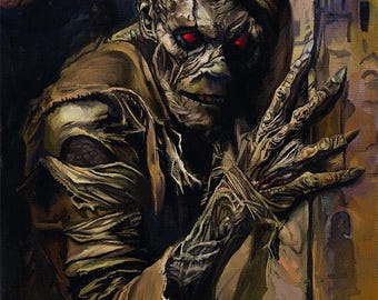 The Mummy's Curse Art Print: Classic Horror Movie Poster