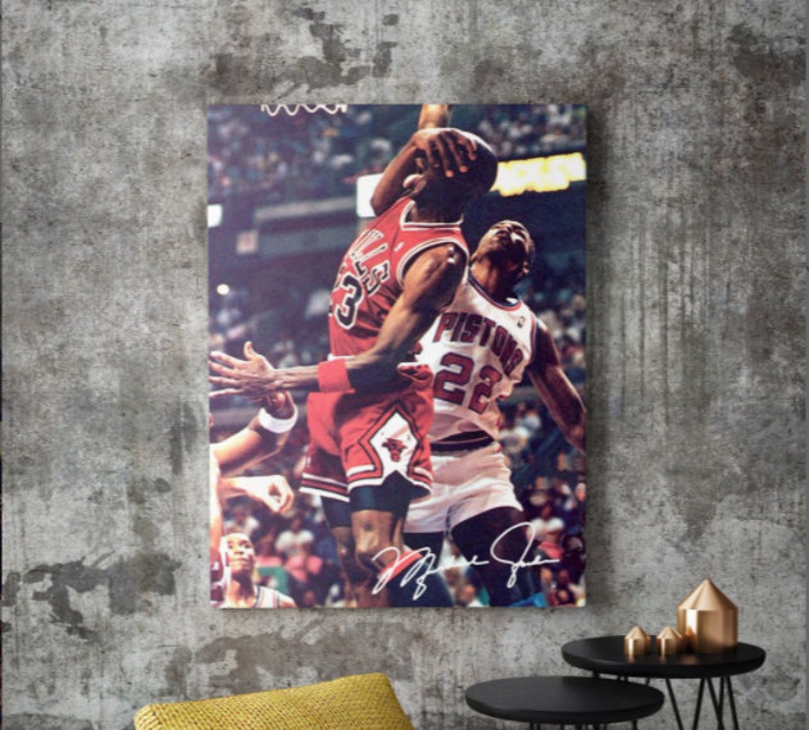 Michael Jordan Poster Chicago Bulls Poster NBA Poster Legend Etsy