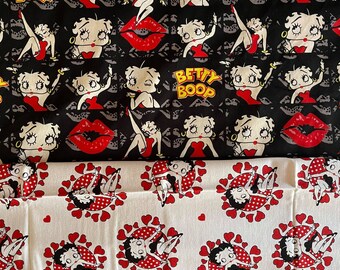 Betty Boop Fabric Etsy