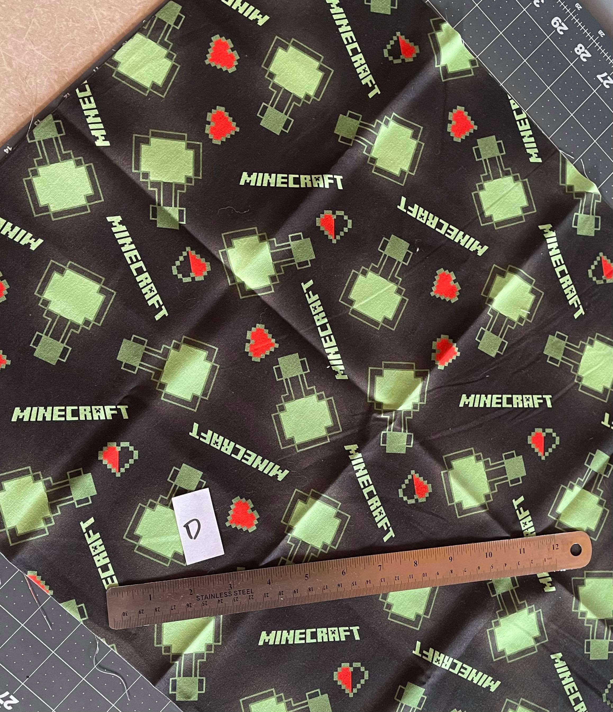 Minecraft Fabric Licensed U.S. Based Seller | Etsy