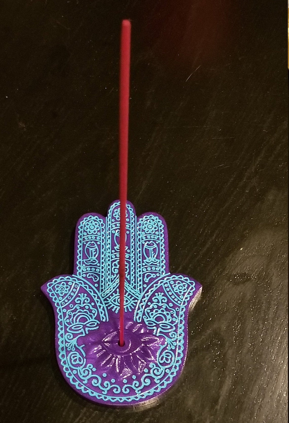 Hamsa hand incense holder resin hamsa hand hamsa hand Etsy