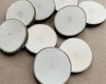 10-Piece Maple Wood Cuts, Maple Wood Slices, Maple Tree -  Size: 3"W x 3/8"H