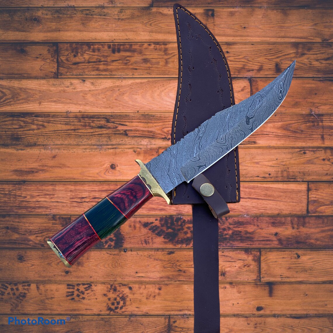 Beautiful Handmade Knife With Wood Handle Etsy