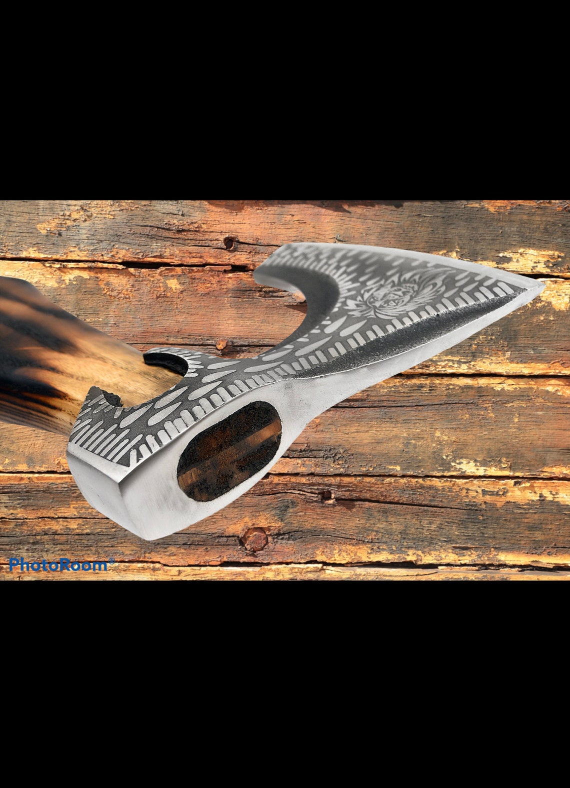 Beautiful Handmade Axe With Etched Blade Etsy