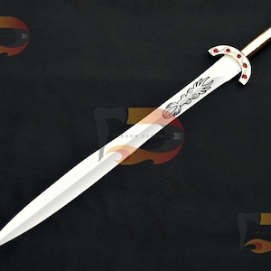 Custom Handmade Stainless Steel embellished sword , limited edition handmade sword, limited edition sword of Titans