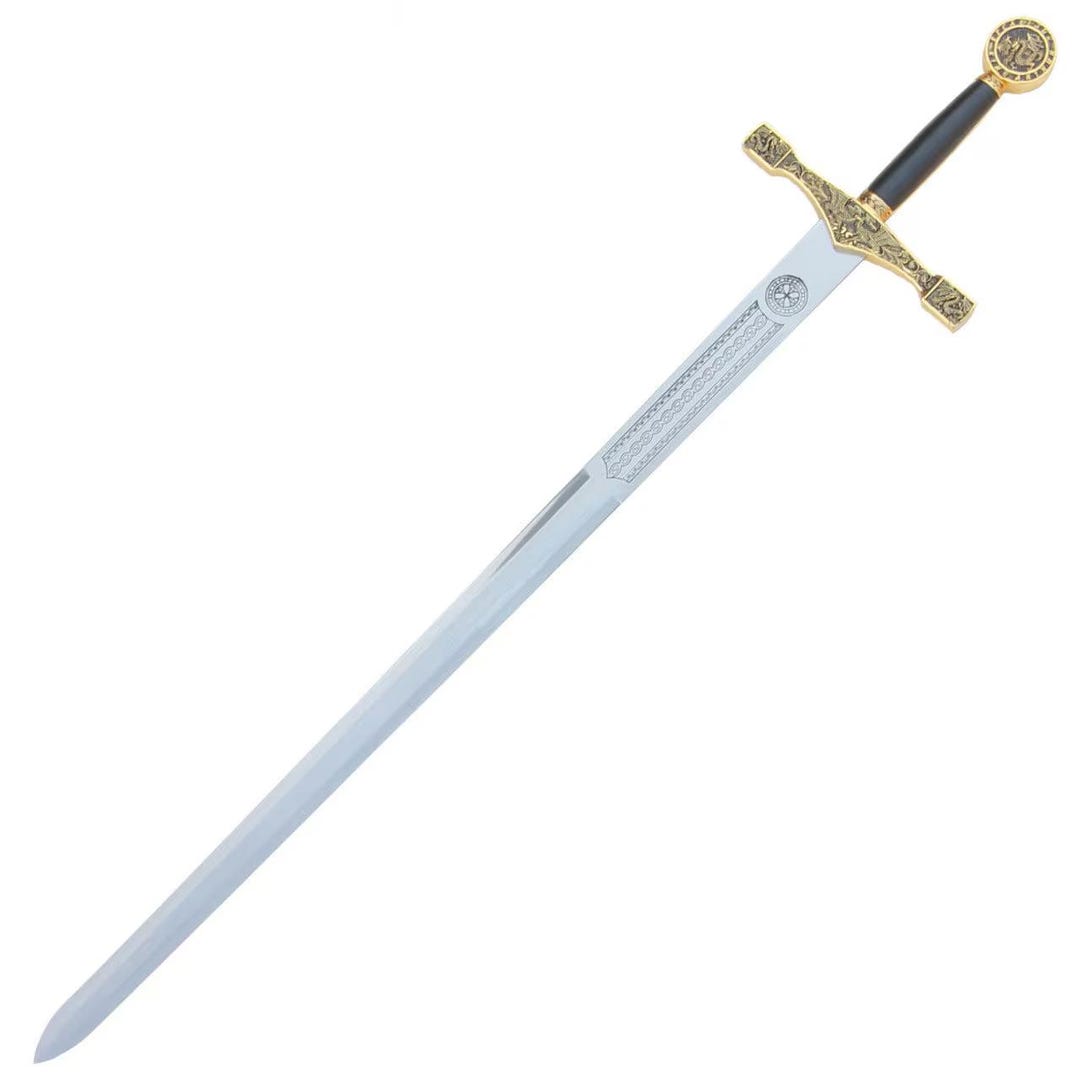 Handmade Sword of Excalibur King Arthur Golden - Etsy