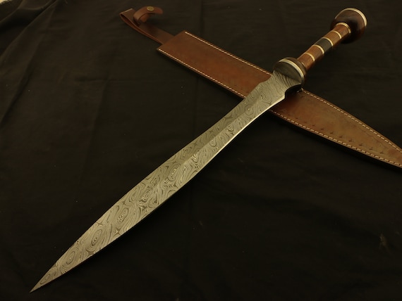 Roman Gladius Historical Custom Handmade Damascus Steel Blade Warrior Sword Etsy Canada