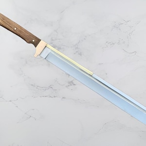 Handmade The Mighty Seax Sword With Leather Sheath