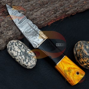 Custom Handmade Celtic Scottish Dirk SGIAN DUBH  Bone Handle Knife.Comes with Pure Leather Sheath