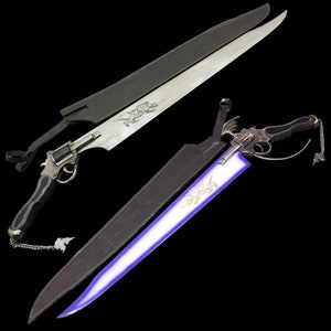 Combo Of 2: Functional Squall Gunblade Revolver Sword Pair