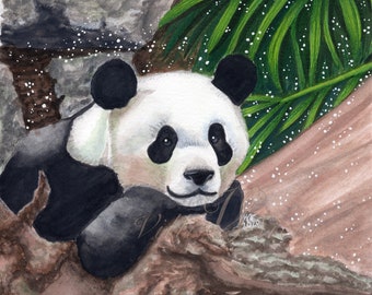 Giant Panda Print | Etsy