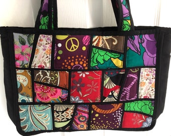 Patchwork bag, Unique Bohemian artistic look, Great Gift, For Everyday Wearing