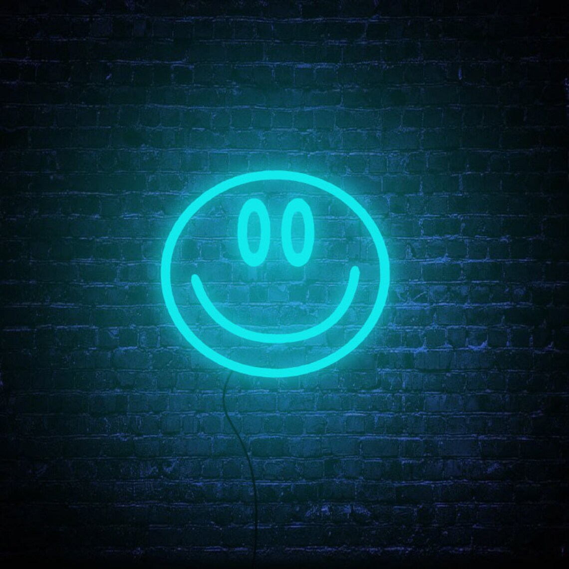 Smile Neon Sign Neon Sign Wall Art Smile Decor | Etsy