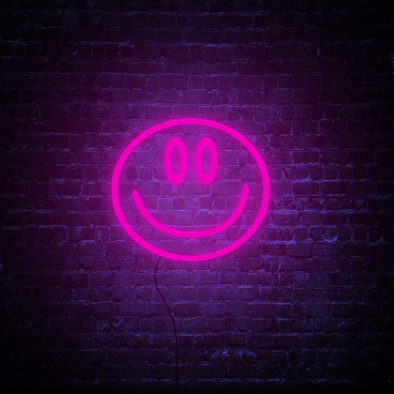 Smile Neon Sign Neon Sign Wall Art Smile Decor | Etsy