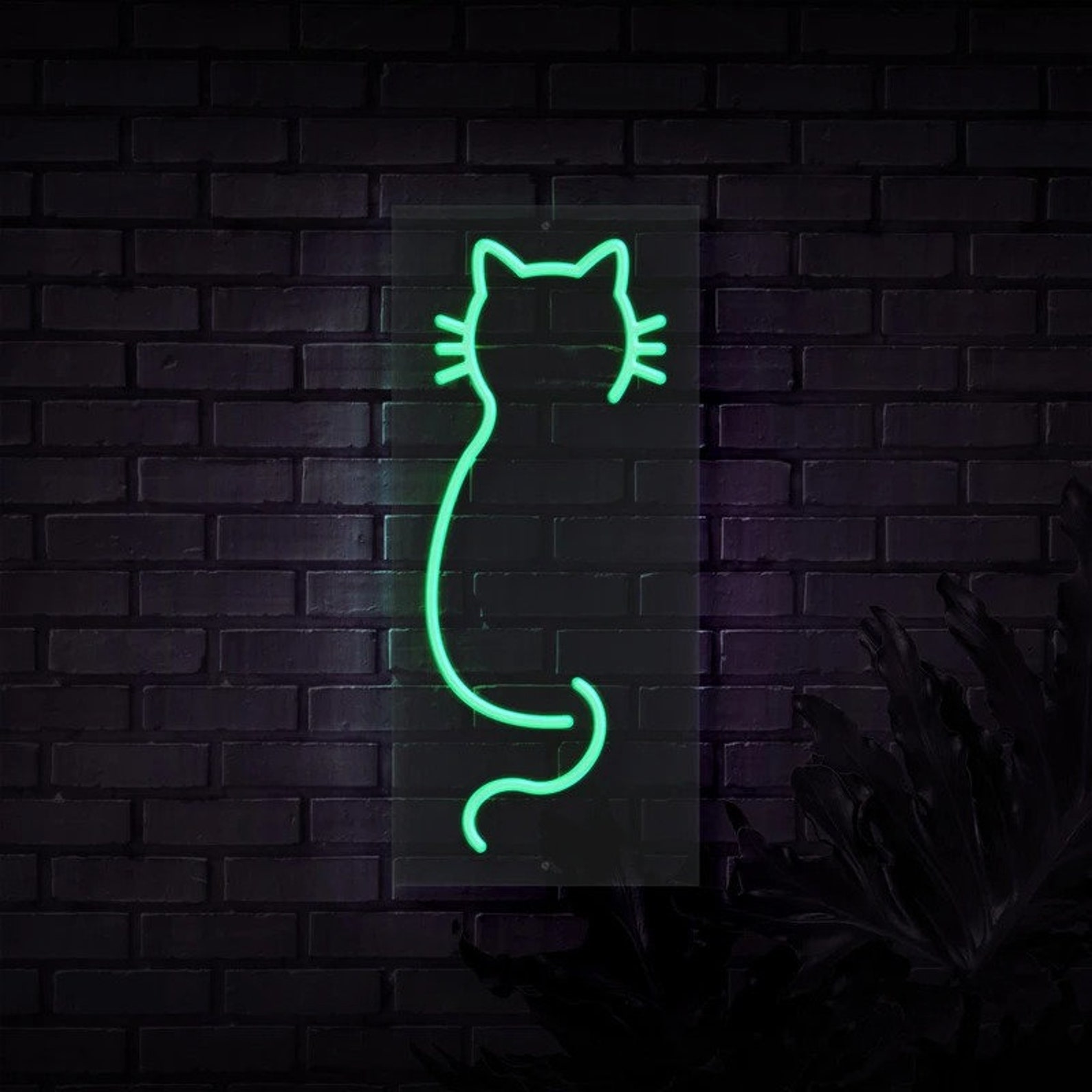 Cat Neon Sign Animals Wall Decor Pet Neon Sign | Etsy