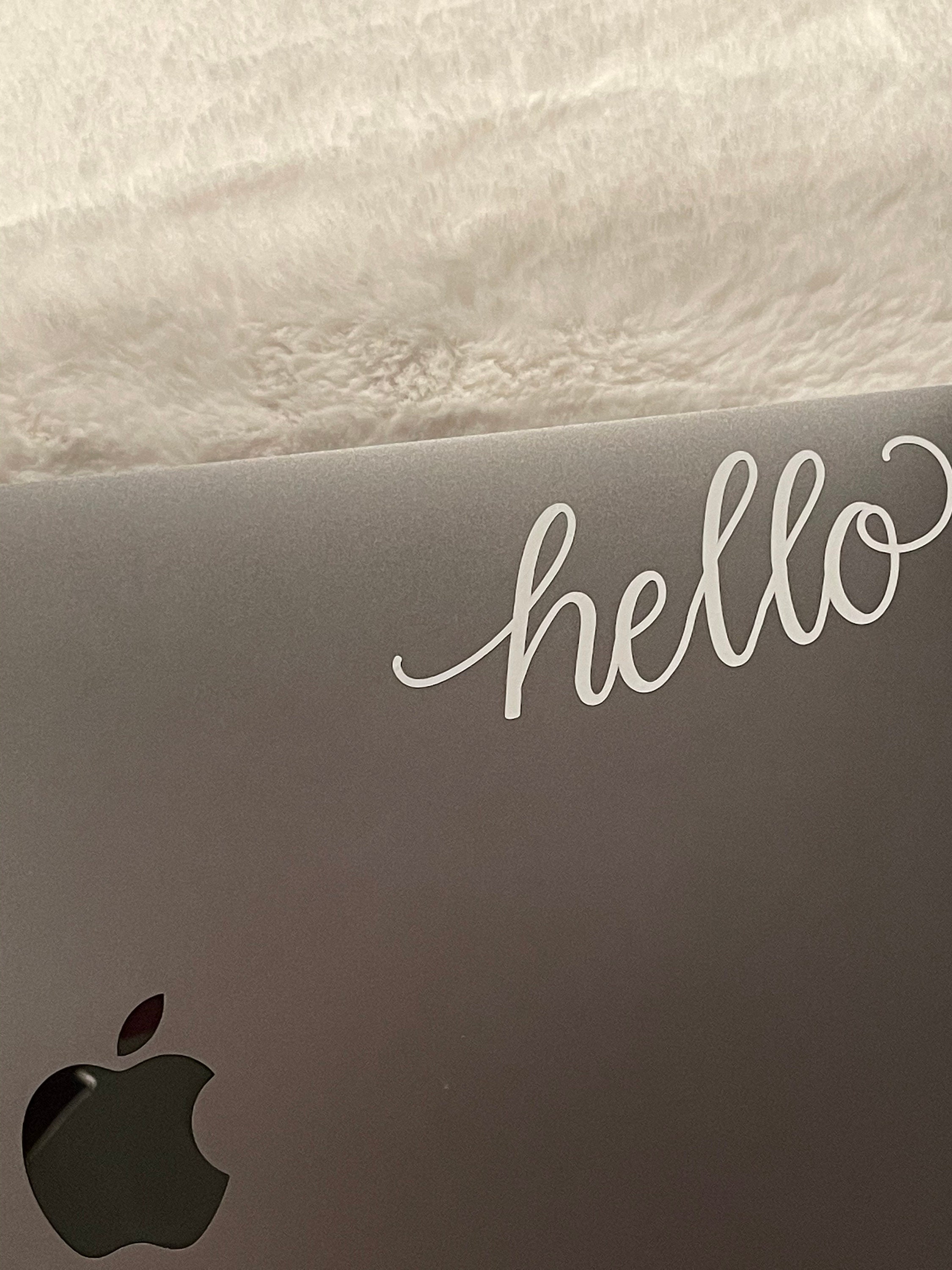Custom Script Vinyl Sticker/Decal Made to Order Etsy