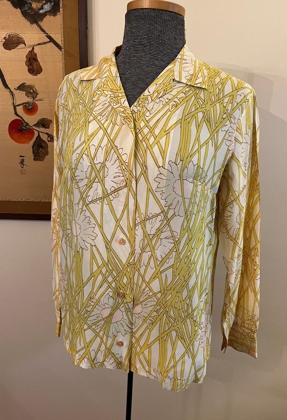 1960s Slinky Blouse