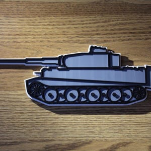 Tiger Tank Wall Art (1:35 Scale)