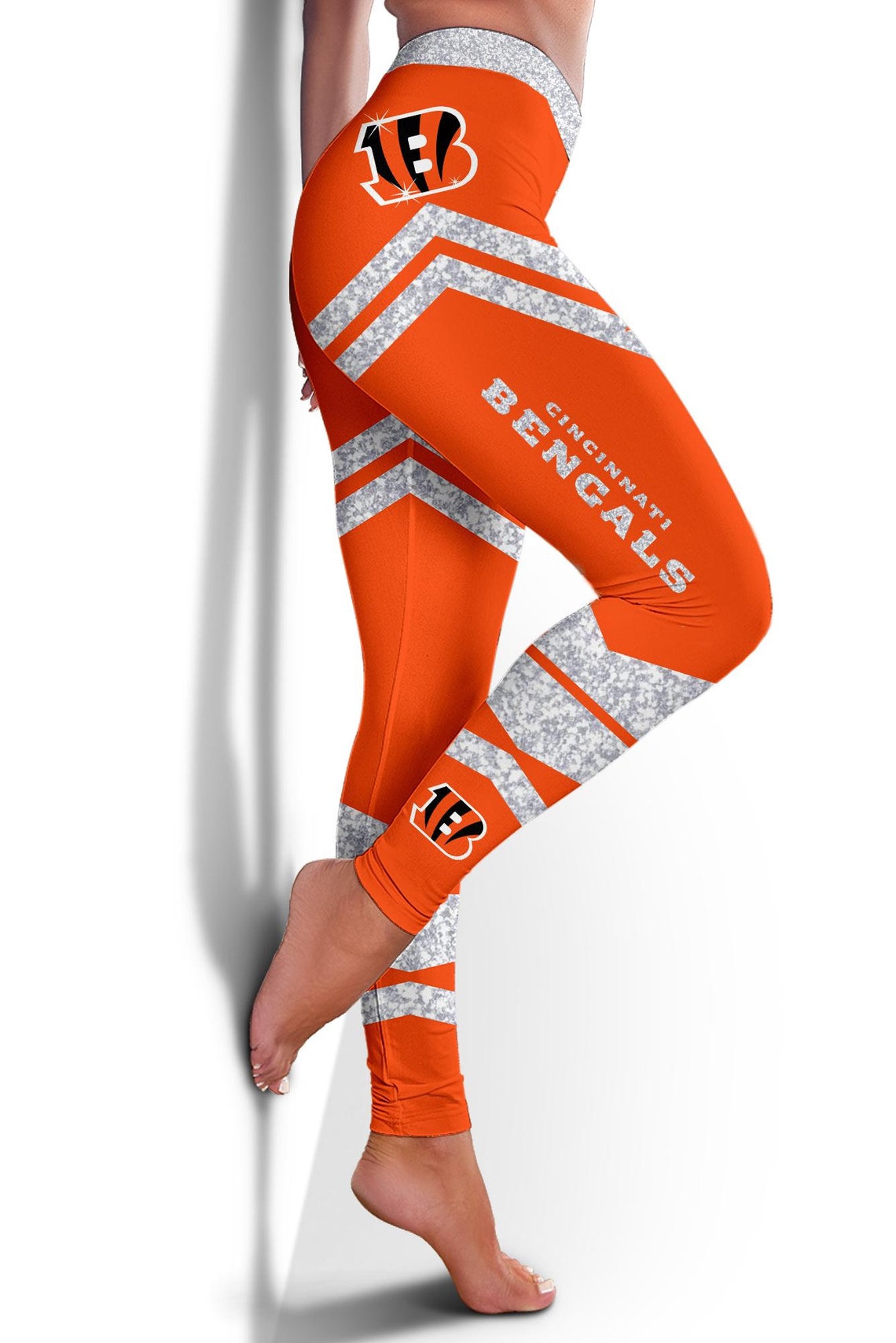NFL Cincinnati Bengals Leggings 3420 Leggings Ultra Soft Etsy