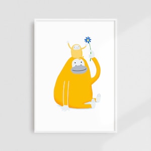 Orangutan Nursery Print: Fun Kids Room Decor