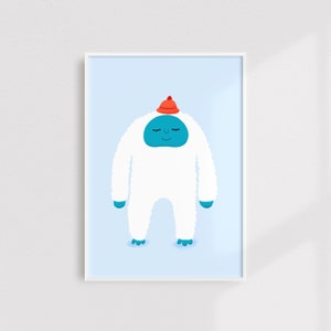 Fun Yeti Nursery Print: Kids Room Decor