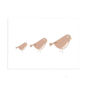 Birds Print, Nursery Decor, Art Prints, Nursery Prints, Nursery Print, Bird Print, Kids Prints, Kids Room Prints image 2