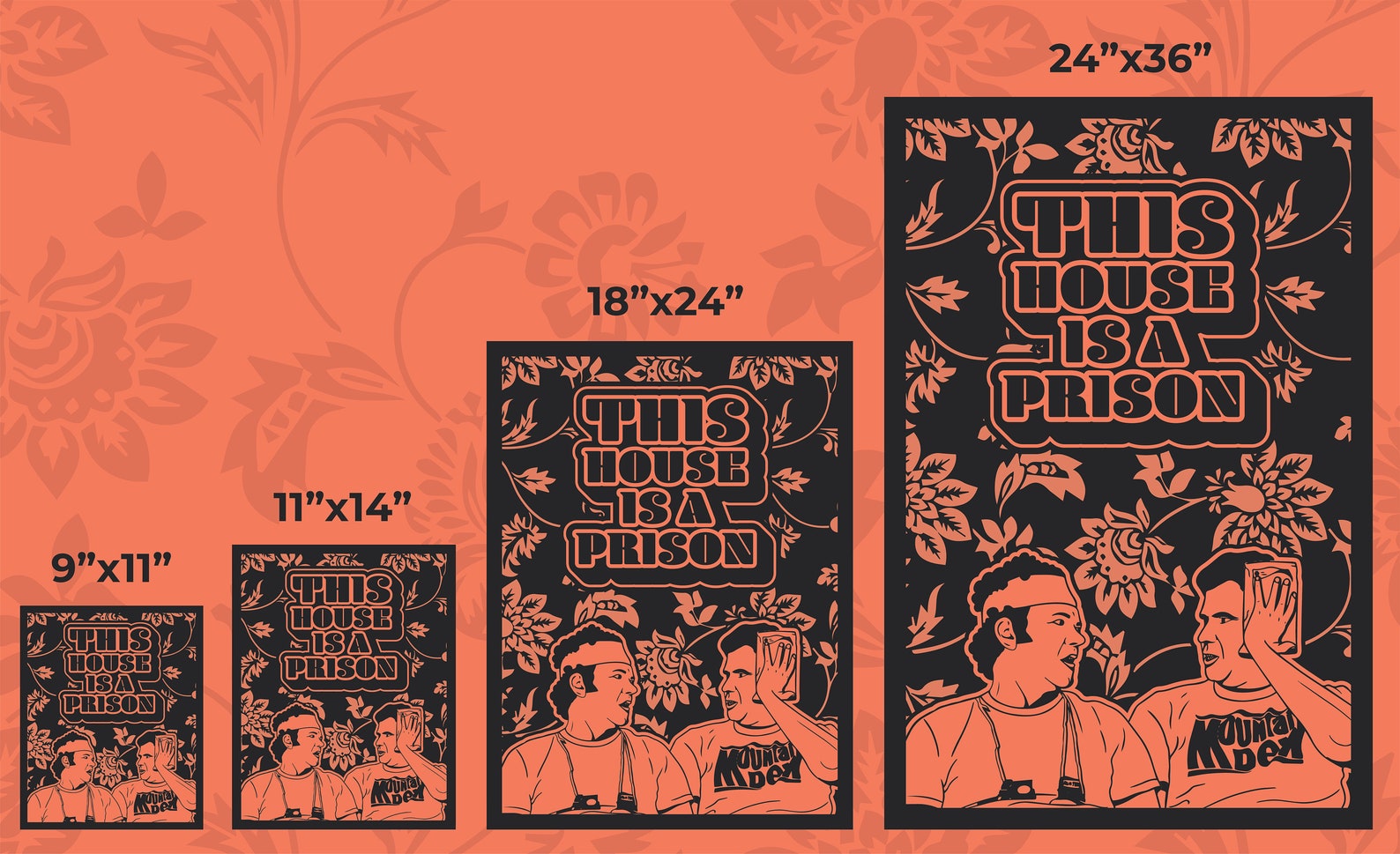 Step Brothers Movie Poster This House is a Prison Etsy