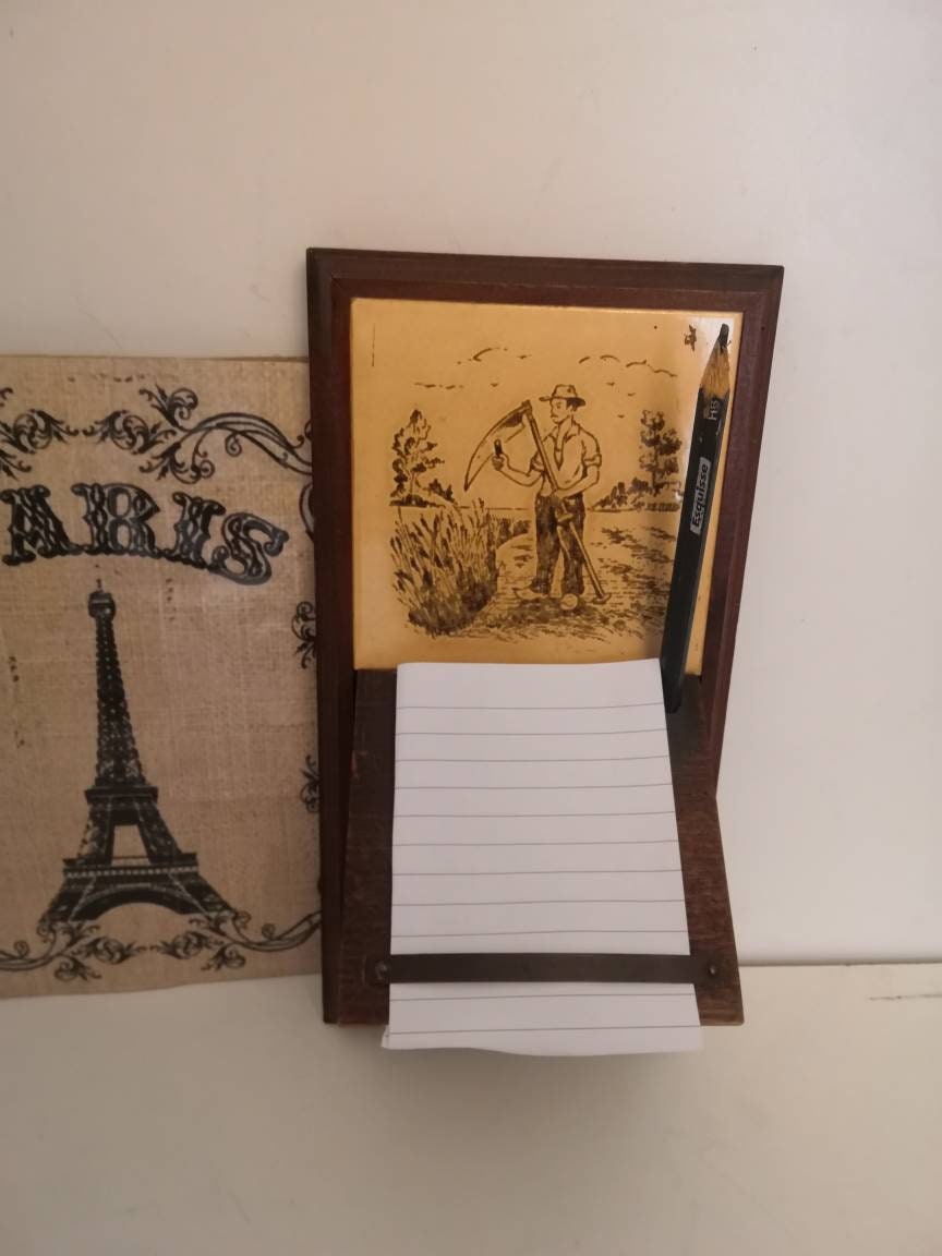 Vintage Français Décor de Ferme Suspendu Mural en Bois, Joli Vintage, Français, Rustique Choses Vint