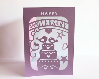 Download Anniversary Card Svg Etsy