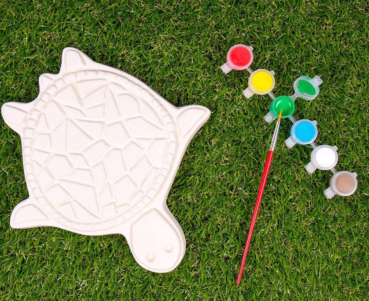 Paint Your Own Turtle Stepping Stone Etsy