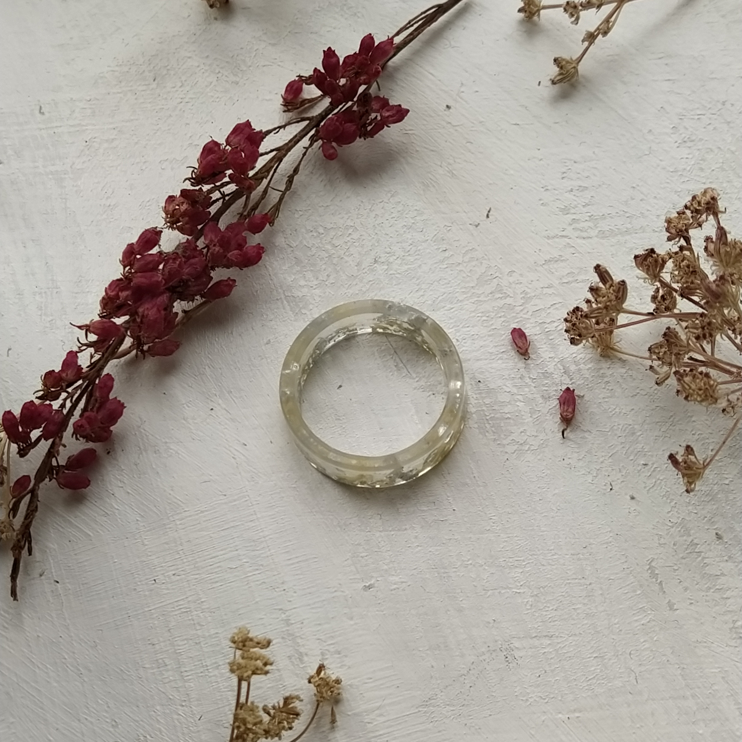 Epoxy ring jeverly custom handmade epoxyresin with ink Etsy