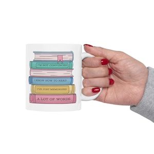 New Girl &quot;I&#39;m not convinced I know how to read&quot; mug
