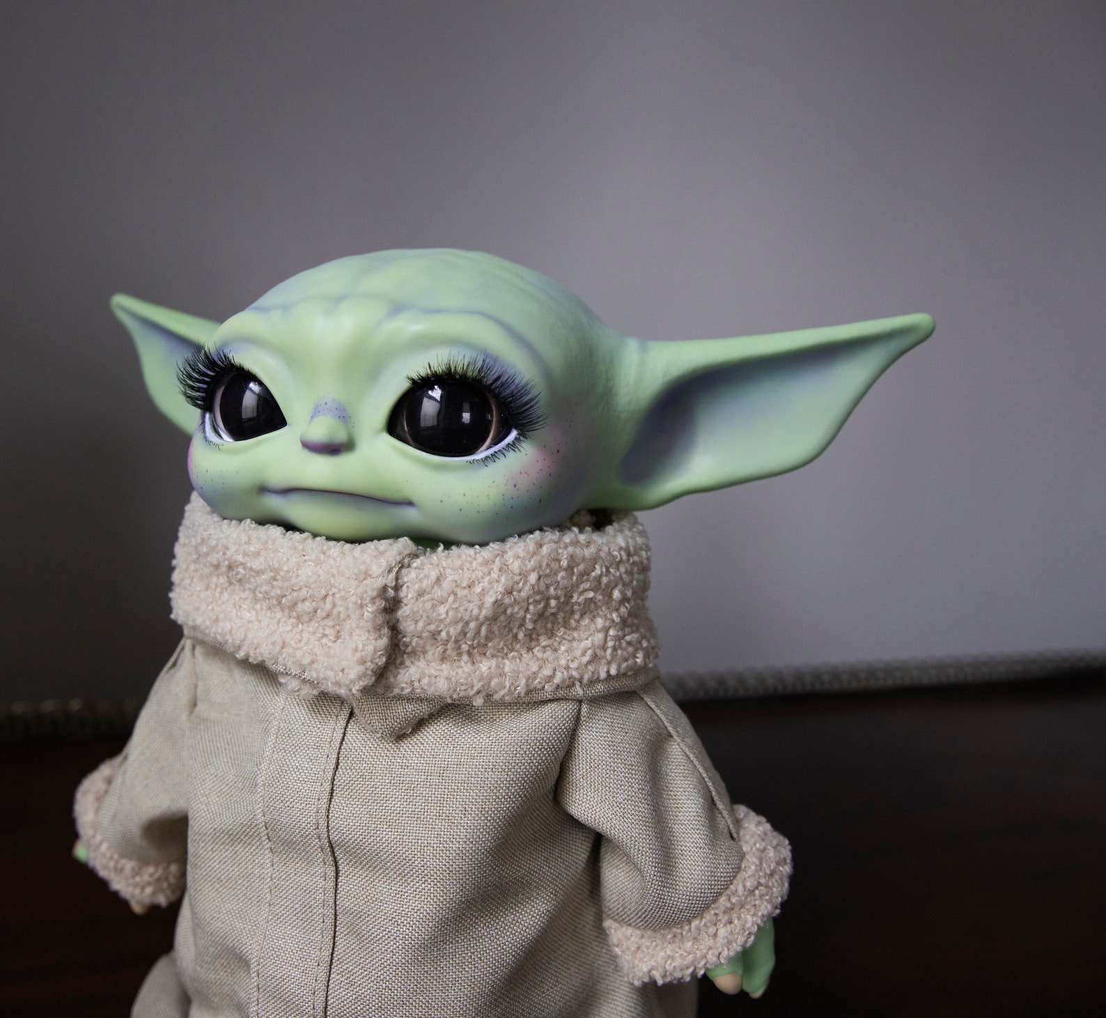 Purple Pastel Baby Yoda Doll PREORDER Etsy