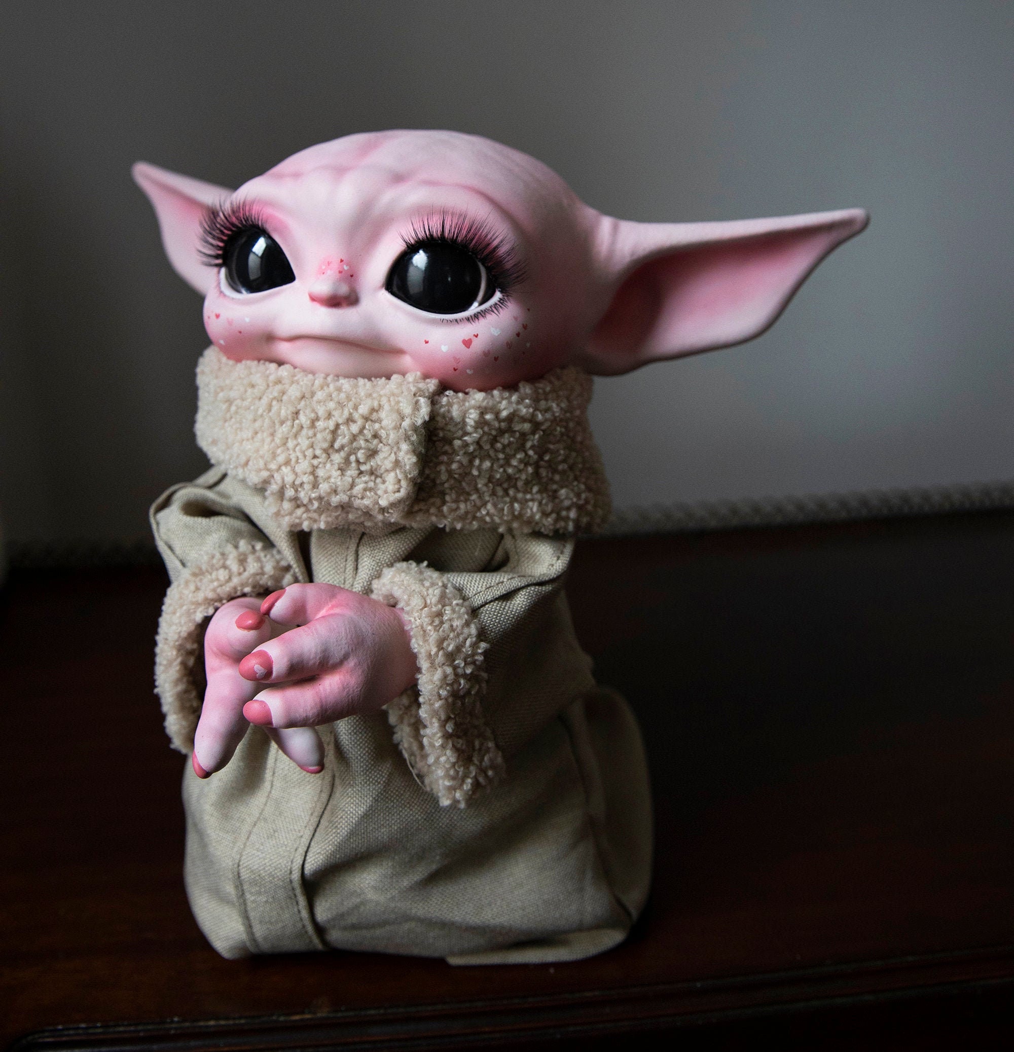Pink Sweetheart Baby Yoda Doll PRE ORDER Etsy